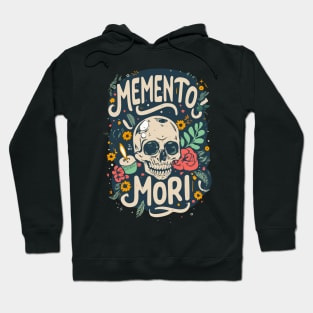 Skull and Roses Memento Mori Hoodie